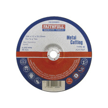 Faithfull Depressed Centre Metal Cutting Disc 230 x 3.2 x 22.23mm