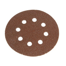 Faithfull Hook & Loop Sanding Disc DID3 Holed 125mm x 80G (Pack 5)
