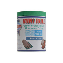 Faithfull Aluminium Oxide Sanding Paper Roll Green 115mm x 10m 120G
