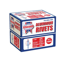 Aluminium Rivets 3.2 x 13mm Long Bulk Pack of 1000