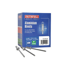 Aluminium Rivets 4.8 x 14mm Long Bulk Pack of 500