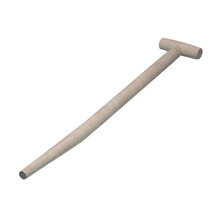 Faithfull Ash T-Handle Bent Taper 71cm (28in)