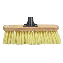 Faithfull Soft Cream PVC Bristle Broom Head 300mm (12in) Threaded Socket