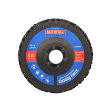 Faithfull Cleaning Fleece Disc Coarse 125 x 22mm