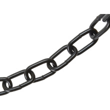 Black Japanned Chain 6mm x 10m Box - Max. Load 250kg