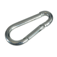 Faithfull Fire Brigade Snap Hook 4mm Zinc Plated (Pack 4)