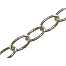 Faithfull Oval Chain 2.3mm x 10m Chrome