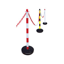 Faithfull Plastic Post for Chain - Red / White