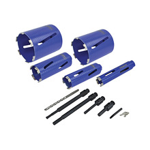 Diamond Core Drill Kit & Case Set of 11