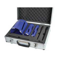 Diamond Core Drill Kit & Case Set of 7