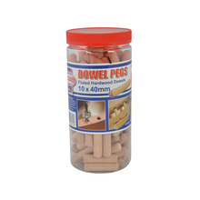 Faithfull Wood Dowels Fluted 40 x 10mm (Tub 100)