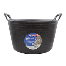 Faithfull Eco Flex Tub 15 litre - Recycled Black