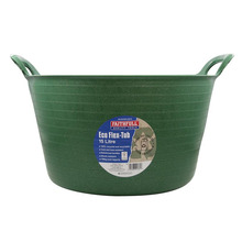 Faithfull Eco Flex Tub 15 litre - Recycled Green