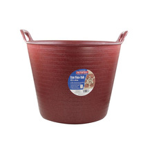Faithfull Eco Flex Tub 25 litre - Recycled Red