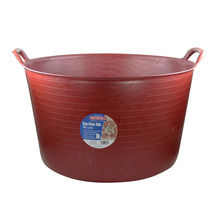 Faithfull Eco Flex Tub 56 litre - Recycled Red