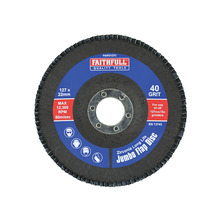 Faithfull Abrasive Jumbo Flap Disc 127mm Fine