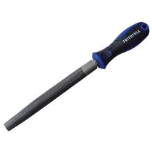 Faithfull Handled Half-Round Second Cut Engineers File 150mm (6in)