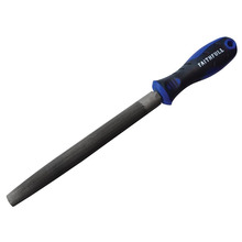 Faithfull Handled Half-Round Second Cut Engineers File 200mm (8in)