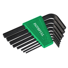 Faithfull Imperial Short Arm Hexagon Key Set, 8 Piece