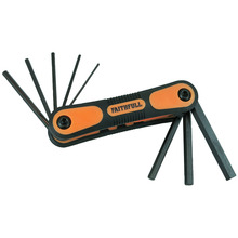Faithfull Metric Folding Hexagon Key Set, 8 Piece
