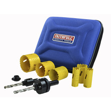 Universal Varipitch Holesaw Plumber's Kit, 9 Piece 19-57mm