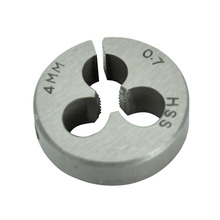 HSS Straight Flute Split Die M4 x 0.7, 13/16in OD