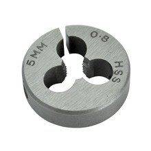 HSS Straight Flute Split Die M5 x 0.8,, 13/16in OD