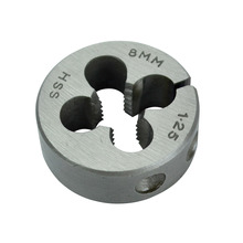 HSS Straight Flute Split Die M8 x 1.25, 1in OD