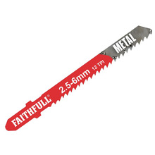 Faithfull Metal Cutting Jigsaw Blades Pack of 5 T118B