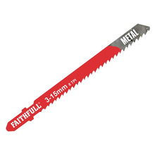 Faithfull Metal Cutting Jigsaw Blades Pack of 5 T127D
