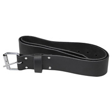 Heavy-Duty Leather Belt Black