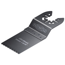 Faithfull Multi-Function Tool CrV Flush Cut Wood Blade Ground Side Set 34mm