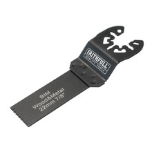 Faithfull Multi-Functional Tool Flush Cut Wood/Bi-Metal Blade 22mm