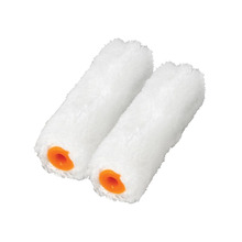 Faithfull Medium Pile Mini Roller Refills 100mm (4in) Pack of 2