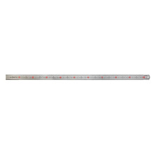 Matt Silver Measuring Rule 1000mm