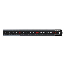 Faithfull Matt Black Stainless Steel Measuring Rule 150mm