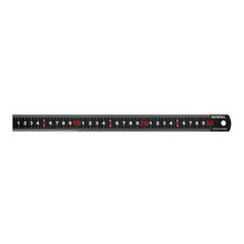 Faithfull Matt Black Stainless Steel Measuring Rule 300mm