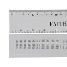 Faithfull Aluminium Rule 300mm / 12in