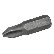 Faithfull Phillips S2 Grade Steel Screwdriver Bits PH2 x 25mm (Pack 3)