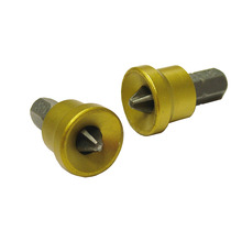 Faithfull Drywall Screwdriver Adaptor + PH2 Bits (2)