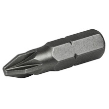 Faithfull Pozi S2 Grade Steel Screwdriver Bits PZ1 x 25mm (Pack 3)