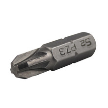 Faithfull Pozi S2 Grade Steel Screwdriver Bits PZ3 x 25mm (Pack 3)