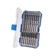 Long Impact Bit Set in Case, 16 Piece