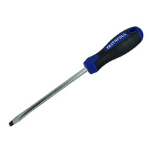 Faithfull Soft Grip Screwdriver Flared Slotted Tip 6.5 x 125mm