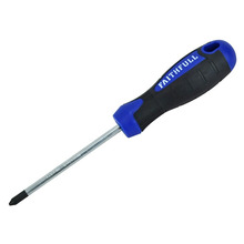Faithfull Soft Grip Screwdriver Phillips Tip PH2 x 100mm