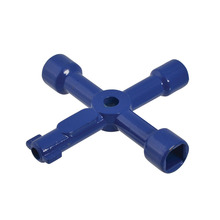 Faithfull 4-Way Services Utility Meter Key