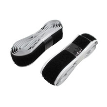 Faithfull Hook & Loop Self Adhesive Tape Black 20mm x 1m