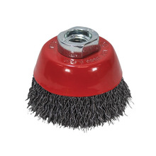 Faithfull Wire Cup Brush 60mm M14x2, 0.30mm Steel Wire