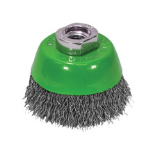 Faithfull Wire Cup Brush 75mm M14x2, 0.30mm Stainless Steel Wire