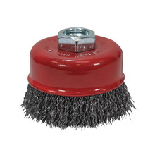 Faithfull Wire Cup Brush 80mm M14x2, 0.30mm Steel Wire